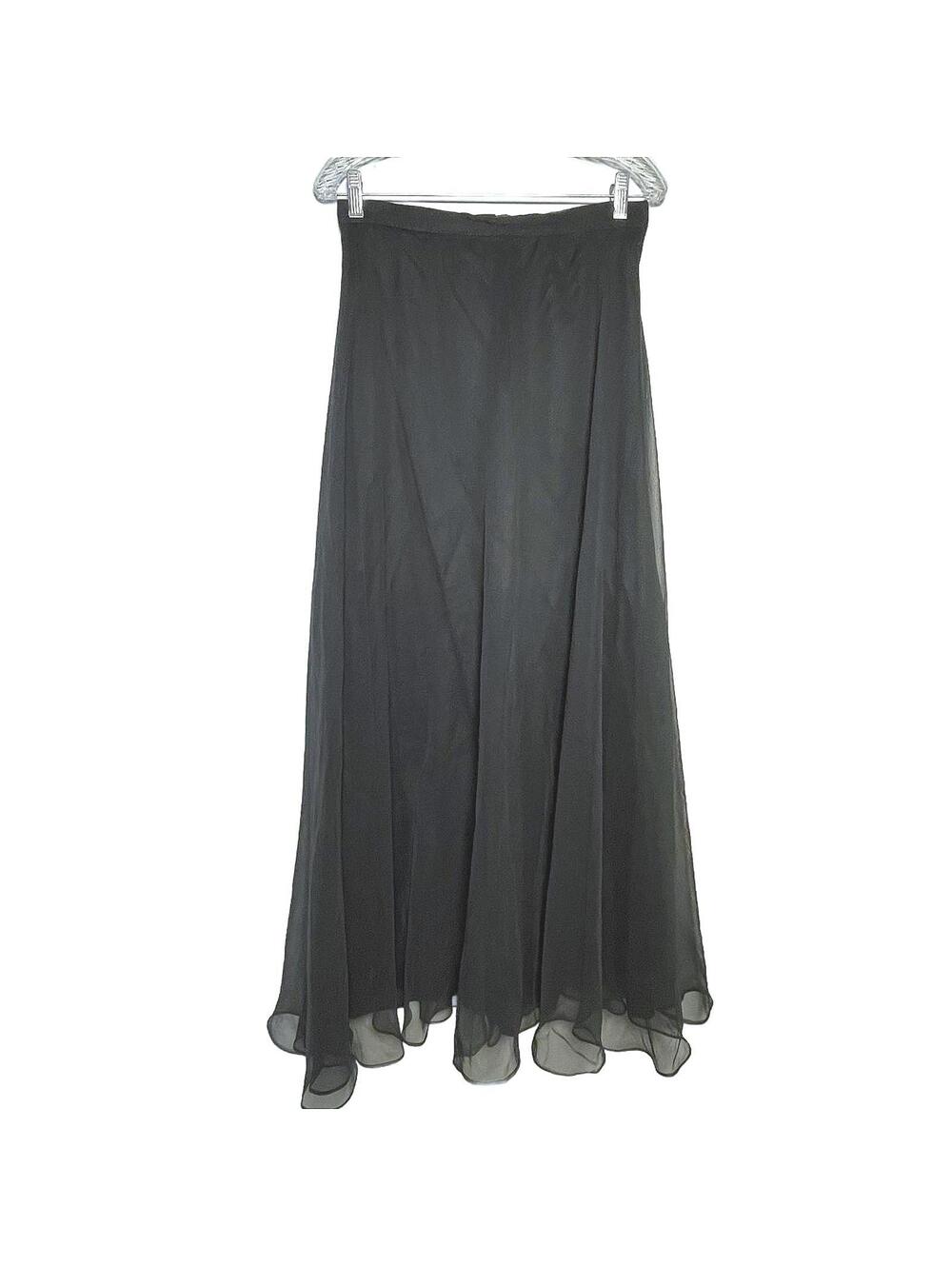 Ethereal 70's Black Union Vintage Long Romantic Tool Maxi Skirt Whimsigoth Fairy